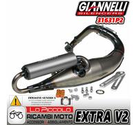 31631P2 Marmitta Giannelli Scarico Extra V2 Titanio Peugeot Speedfight 50