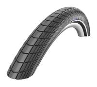 Cubierta SCHWALBE Big Apple 28x2.00 Race-Guard HS430 LITESKIN RIGIDA Negro con Reflectante 50-622
