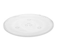 31cm Plato Base de Giratorio Vidrio con Microondas | Repuesto para Horno de Sobremesa, Movimiento Suave y Alta Transparencia, Incluye Acoplador Pequeño de Plástico