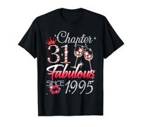 31st Birthday Queen Chapter 31 Fabulous Since 1995 Women Camiseta
