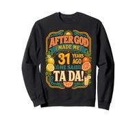 31st Birthday Tropical Vintage 1995 31 Years Old Men Women Sudadera