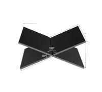 32 * 14cm Book Stand, Cross Frame Holder, Reading For Cookbook Art Bible Guest para lectura(Black)