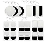 32 almohadillas de repuesto para dispositivos TENS, CNYMANY reutilizables, almohadillas de electrodo para dispositivos TENS, almohadillas de estimulación muscular autoadhesivas, compatibles con la