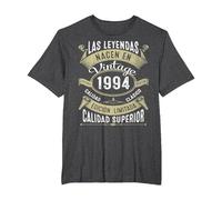 32 Años Cumpleaños Regalo Hombre Mujer Vintage 1994 Camiseta, Hombre Tallas Grandes, Jaspeado Oscuro, 2X Alto