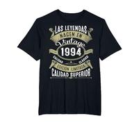 32 Años Cumpleaños Regalo Hombre Mujer Vintage 1994 Camiseta, Hombre Tallas Grandes, Negro, 2X Alto