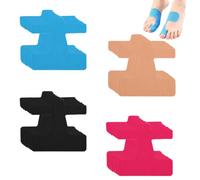 32 bandas de kinesiología precortadas, tape kinesiológico elástico impermeable y sin látex, vendaje deportivo transpirable para soporte muscular y articular, uso diario y hallux valgus