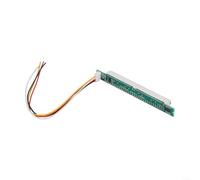 32 barras LED Indicador de nivel de sonido de audio Medidor VU con velocidad de luz ajustable para analizador de visualización de sonido de música