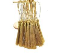 32 borlas Colgantes de poliéster con Flecos, borlas Plateadas de Seda Dorada, Accesorios de joyería, borlas for Manualidades DIY(Gold)