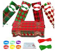 32 cajas de papel de Navidad para fiestas, con sombreros de fiesta, para fiestas, fiestas, fiestas, etc