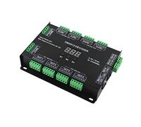32 canales 96 A RGBW DMX 512 LED decodificador controlador DMX regulador DC5-24V RGBW RGB LED light 8 bits/16 bits