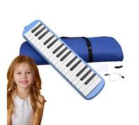32 Clave Melodica - Teclado de piano de aire, instrumento de caja de conversación | 16.34x4.13 pulgadas portavoz estable con tubos dobles, control de aliento seguro, estilo de órgano Melodica para ent