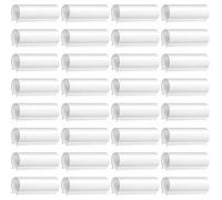 32 clips blancos compatibles con tubos de PVC para invernaderos, cubiertas de filas, escudos de pájaros y clips de cobertizo, fabricados con materiales resistentes para sostener de forma segura en