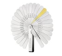 32 Cuchillas Galgas de Espesores,Galga de Espesores de Acero Inoxidable,0.04-0.88mm(0.0015-0.035in),para Maquinaria, Automóviles, Muebles, DIY