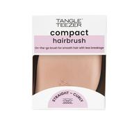 Tangle Teezer Compact Styler Detangler Hairbrush - Cepillo Desenredante Compacto - Para Pelo Seco y Mojado y Todo Tipo de Cabello - Perfecto para Viajar, con Tapa Protectora - Oro Rosa y Negro
