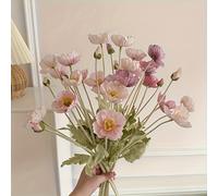 32 Flores de Peonía Artificiales Realistas, 8 Elegantes y Rosados - Arreglo Floral sin para Boda, Hogar, Decoración de - Decoración Interior/Exterior - para de Mesa en Jarrones, Fondos para Fotografía