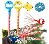 32-Hole Five-Claw Bubble Wand, 5-Claw Smiley Bubble Stick, 2025 New Bubble Sticks for Kids Handheld Blower, for Summer Party Favor, Outdoors Activity (2pcs-f)