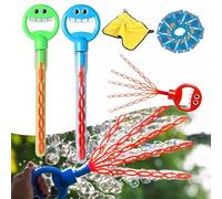 32-Hole Five-Claw Bubble Wand, 5-Claw Smiley Bubble Stick, 2025 New Bubble Sticks for Kids Handheld Blower, for Summer Party Favor, Outdoors Activity (2pcs-b)