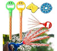 32-Hole Five-Claw Bubble Wand, 5-Claw Smiley Bubble Stick, 2025 New Bubble Sticks for Kids Handheld Blower, for Summer Party Favor, Outdoors Activity (2pcs-c)