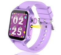 32 Juegos Reloj Inteligente Niño,Smartwatch Niños con 22 Fondos animados,Cámara,3 Modos de Deporte,Despertador,Audiolibro,Tarjeta de Aprendizaje,Música,Podómetro, Grabadora, Regalos para niñas y niños