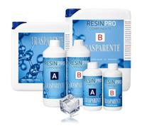 32 Kg Resina Transparente No Tóxica una vez curada de Dos Componentes - Resina + Endurecedor, Efecto Agua Para Creaciones Artísticas, Recubrimiento de Superficies, Modelado, Joyería, Bricolaje