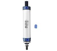 32 mm Diámetro 25/50/75/100 mm Carrera Mini Cilindro de Aire Aleación de Aluminio Varilla Simple Cilindro de Aire Neumático de Doble Efecto(Stroke 100mm)