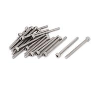 32 mm largo M2.5 x 30 mm Socket Head Cap Tornillos hexagonal clave Tornillos 20 Pcs