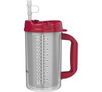 32 oz Red Double Wall Insulated Hospital Mug - Cold Drink Mug - New Sw