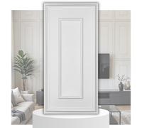 32 paneles de pared 3D de poliestireno XPS puro, blanco, revestimiento clásico de pared y techo con aspecto de marco, 100 x 50 cm, 16 m², 32 unidades