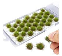 32 PCS Alfombra Cesped Artificial,Hierba Artificialhierba Artificial,Modelo de MechóN de Hierba EstáTica,Accesorios de ConstruccióN de Maquetas,Maqueta de CéSped,Modelo de Hierba para Bricolaje