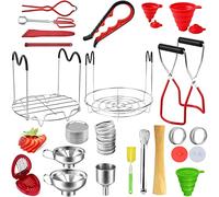 32 Pcs Canning Tools - Canning Supplies Starter Kit, 304 Stainless Steel Material for Beginners Home Canning Essential Tools