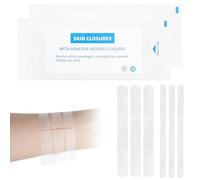 32 PCS Puntos de Aproximación Adhesivos para Heridas Cierres de Piel Apositos Adhesivos Tiritas para Asegurar y Cerrar Pequeños Cortes y Heridas Apósitos para Kits de Primeros Auxilios