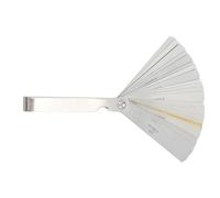 32 Piece Feeler Gauge Set with Metric and Imperial Scale Copper Thickness Feeler Gauge Measuring Tool for Spark Plug Guitar Automotive and Machinery Maintenance