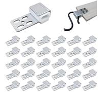 32 Piezas Clip de Resorte del Sofá, Reparación de Muelles Metálicos para Sofás, Juego de Muelles para Muebles, Piezas de Repuesto para Muebles Tapizados, con 5 Agujeros, para Sofás y Sillas de Salón