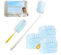 32 Piezas para Swiffer Plumero Atrapapolvo Recambios Kit,3D 360° para Swiffer Duster Atrapa Polvo, con Manejar, Poste Telescópico, para Suciedad, Atrapa Polvo