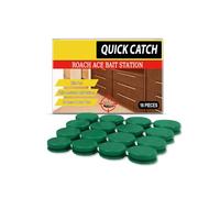 32 piezas Trampa para cucarachas Estación de cebo para cucarachas adecuada para uso en interiores y exteriores