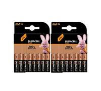 32 pilas alcalinas Duracell AAA Plus (2 blísters de 16 pilas) 32 pilas mini lápiz capacitivo