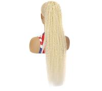 32 pulgadas largo rizado cola de caballo extensión de pelo sintético clip cordón cola de caballo extensiones de cabello para mujeres para uso diario(613)