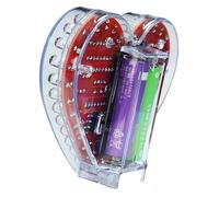 32 RGBs LED en forma de corazón kits de soldadura educativa electrónica juego de aprendizaje para estudiantes y entusiastas de las manualidades, regalo RGBs LED proyecto de soldadura de corazón