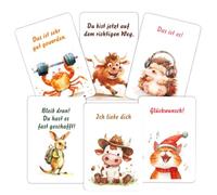 32 tarjetas de afirmación para niños: resistentes al agua, para reforzar la autoestima en los niños, pedagógicamente valiosas, tarjetas de sentimiento, tarjetas motivacionales para niños, juego de