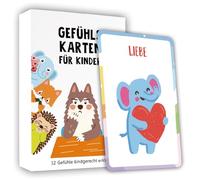 32 tarjetas de sentimientos para niños - a partir de 3 años - tarjetas de emoción con ejercicios - tarjetas de imagen sentimientos - tarjetas de estado de ánimo - tarjetas de conversación