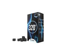 320° - Carbón de Coco para Cachimba 25mm - 4KG (288 Cubos) - Carbón Shisha Natural sin Olor, Larga Duración, Bajo en Cenizas - para Hookah y Narguile