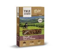 320 g True Origins Pure Puppy Pato con Naranja galletas para cachorros