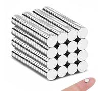 320 imanes pequeños para frigorífico, 6 x 2 mm, extra fuertes para pizarras magnéticas, pizarras blancas, tablones de anuncios y manualidades