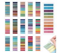 3200 Piezas Marcadores Adhesivos, 16 Estilos Notas Adhesivas Índices Pestañas, Posits para Libros Colores Sticky Tabs para Notas, Libros, Clasificación de Archivos, Escuela, Oficina