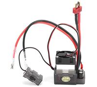 320A Versión de alto voltaje ESC cepillado bidireccional con ventilador de enfriamiento de freno para vehículo RC Modelo de barco Componentes electrónicos de aleación de aluminio