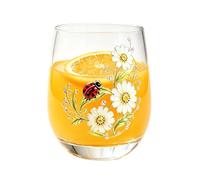 320ml Glass Tumblers Reusable Animal Floral Water Juice Cocktail Glasses