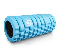 321 STRONG 758576546933ALIFFBA Rodillo de espuma, Masajeador de Tejido Profundo de Densidad Media para Masaje Muscular Y Liberación de Puntos Gatillo Miofasciales, con Ebook 4K, Aqua