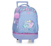 Movom Best Wishes Mochila Compact Desmontable 2 Ruedas Lila 32x45x21 cm Poliéster 30,2L