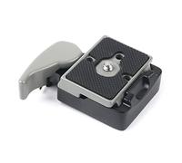323 Placa de liberación rápida 200PL-14 QR Adaptador de placas con abrazadera de conexión rápida tornillo de 1/4 a 3/8 pulgadas para trípode de cámara DSLR