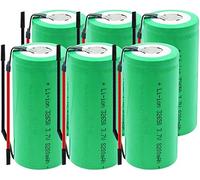 32650 3,7 V 8200Mah batería de Litio Recargable Li-Ion 5C Descarga para Linterna de Emergencia-6 Piezas